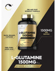 Carlyle L Glutamine Capsules | 1500mg | 240 Count | Advanced Athlete Formula | Pre and Post Workout | Non-GMO, Gluten Free Supplement