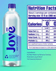 Jove Alkaline pH Water Skin  Cellular Hydration pH 95 Refreshing Great Taste 1 Liter Pack of 12