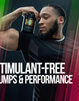 ALPHA LION Superhuman Pump Pre Workout Powder, Nootropic Caffeine & Stim Free Preworkout Supplement, Nitric Oxide Booster, Muscle Gainer, Energy & Focus (42 Servings, Muscle Melon Flavor)