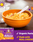 Annies Deluxe Macaroni  Cheese with Organic Pasta Aged Cheddar Cheese  Shells 11 oz Pack of 12