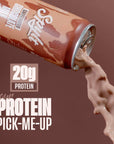 Spylt Caffeinated Chocolate Milk  20g Protein 60mg Caffeine Sugar Free Lactose Free Milk Protein Drink  12 Count 11 Fl Oz