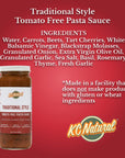 KC Natural  Traditional Style Tomato Free Pasta Sauce  280mg Sodium 1pack 100