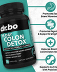 Colon Cleanser Detox for Weight Flush - 15 Day Intestinal Cleanse Pills & Probiotic - Fast Natural Laxative for Constipation Relief - Bowel Movement Supplements for Stomach Bloating, Gut Loss Support