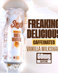 Spylt Caffeinated Vanilla Milkshake  20g Protein 60mg Caffeine Sugar Free Lactose Free Milk Protein Drink  12 Count 11 Fl Oz