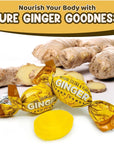 Ginger Candy For Nausea 2 Pounds Of Approx 180 Ginger Hard Candy Individually Wrapped