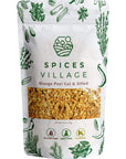 SPICES VILLAGE Orange Peel Cut & Sifted [4 oz] - Fresh Dried Orange Peel Zest and Rind, Citrus Fruit Seasoning for Cooking, Baking & Herb Tea - Kosher, Gluten Free, Non GMO, Resealable Bulk Bag