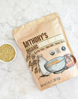 Anthonys Organic Steel Cut Oats 3 lb Gluten Free Non GMO Irish Oatmeal Whole Grain