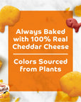 Goldfish Colors Cheddar Cheese Crackers Baked Snack Crackers 66 oz Bag Pack of 6