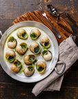 Cavair Line Escargot Snails Empty Giant Shells  24 pcs  Extra Large Escargot Shells  Premium Quality  Imported from France