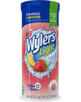 Wylers Light Pitcher Packs 6 per canister Strawberry Lemonade Drink Mix includes 6 canisters 36 Total Pitcher Packs