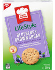 Peek Freans Lifestyle Blueberry Brown Sugar with Flax Cookies  290g from Canada