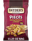 Snyders of Hanover Pretzel Pieces Honey Mustard and Onion 1125 Oz