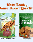 Food to Live Organic California Almonds 5 Pounds  NonGMO Whole Unsalted Unroasted Keto Vegan Nuts in Bulk Rich in Vitamin E Snack Great for Almond Milk and Butter Desserts and Trail Mixes