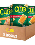 Club Crackers Lunch Snacks Snack Crackers Variety Pack 3 Boxes