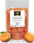 Traina Home Grown California Sun Dried Fancy Ruby Royal Apricot Halves  SEASONALLIMITED  Healthy No Sugar Added Non GMO Gluten Free Kosher Certified Vegan Packed in Resealable Pouch 2 lbs