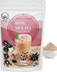 Rose Bubble Milk Tea Instant 3in1 Powder Mix  1kg 33 Drinks  For Boba Tea Milkshake Blended Frappe and Bakery  Authentic Taiwan Recipe  0 Trans Fat No Preservatives by Moriyama Teahouse