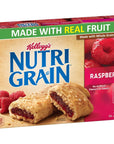 Kellogg's Nutri Grain Cereal Bars Raspberry, 8 Bars, 295g/10.4 oz., {Imported from Canada}