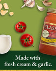 Classico Vodka Sauce Tomato Spaghetti Pasta Sauce 24 oz Jar