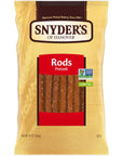 Snyders of Hanover Pretzel Rods 12 Oz Bag