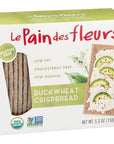 Le Pain des Fleurs Crispbread Buckwheat 53 ounce