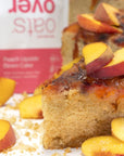 Oats Overnight  Peach Upside Down Cake  20g Protein High Fiber Breakfast Shake  Gluten Free Non GMO Oatmeal 27 oz per meal 8 Pack