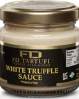 FD TARTUFI White Truffle Sauce 80g 282oz  Gourmet Sauce  Condiments  Made in Italy  non gmo  Cheese  Milk  Cream  White Truffles