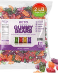 Sugar Free Gummy Bears Keto Candy - 2 LB