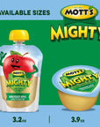 Motts Mighty Honeycrisp Apple Applesauce 32 Oz Clear Pouches 48 Count 4 Packs Of 12 No Sugar Added Good Source Of Fiber Supports A Healthy Digestive System Glutenfree Kosher