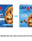 Atkins Chocolate Chip Protein Cookie Protein Dessert Rich in Fiber 3g Net Carb 1g Sugar Keto Friendly 4 Count