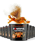 Powerful Nutrition Instant Protein Oatmeal Cups, Maple Brown Sugar, 12 Pack, 20g of Protein, 4g of Fiber, Kosher, Natural Ingredients, Power Up Your Day with an Instant Breakfast