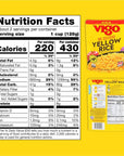 Vigo 90 Second Yellow Rice with Extra Virgin Olive Oil 88 Ounce Pack of 12