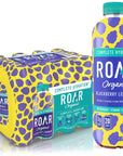 ROAR Complete Hydration Organic  Electrolyte Drinks Loaded with Vitamins C B5 B12  NonGMO GlutenFree  Blackberry Lemonade  12 pc