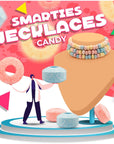 Smarties Candy Necklaces 074 Ounce Party Novelty Candy 37 Count Box