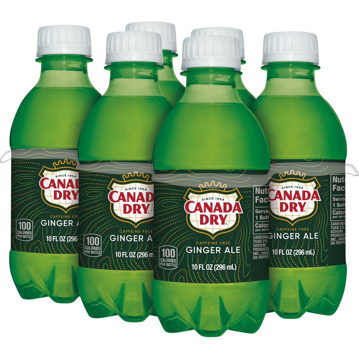 Canada Dry Ginger Ale Soda 10 Fl Oz Cans 6 Pack