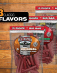 Old Trapper Original DeliStyle Beef Sticks15Ounce Package Perfect for OntheGo Snacking Six Grams of Protein and Zero Grams of Sugar per Serving Pack of One