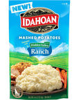 Idahoan Mashed Potatoes seasoned with Hidden Valley Original Ranch 4 oz Pack of 12