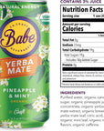 Babe Yerba Mate - Natural Energy Drink Alternative - 16oz (Pack of 12), 150mg Caffeine