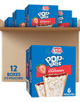 PopTarts Toaster Pastries Frosted Strawberry 22oz 72 Count