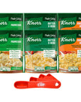 Knorr Pasta Sides 3 flavor Variety 2 of each Pack of 6 Parmesan Butter  Herb Chicken Broccoli with By The Cup Swivel Spoons