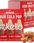 Kiss My Keto Gummies Candy – Low Carb Candy Sour Cola Pop (8-pack)