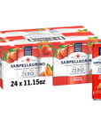 Sanpellegrino Zero Grams Added Sugar Italian Sparkling Drinks Sparkling Blood Orange Beverage 24 Pack of 1115 Fl Oz Cans