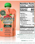 Outshine Peach Raspberry Yogurt Smoothie Pouches  Fruit Pouches ReadytoDrink Smoothies Kids  Adults Pureed Foods  Fruit Pouches for Kids  Adults Smoothie Drink  24 Count