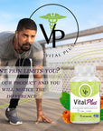 Vital Plus - Treatment for varicose Veins and Support Joint Structure - Energy Supplement - 100% Organic 60 Capsules