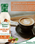 Walden Farms Hazelnut Coffee Creamer 12 oz Bottle Pack of 2 Rich  Smooth  Fresh and Flavorful  Vegan Paleo and Keto Friendly  NonDairy Milk Substitute  0g Net Carbs  For Coffee  Tea  Smoothies  Shakes  Cocktails and More