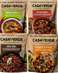 Casa Verde  Variety flavours 100 Natural food Pack of 4 Real taste  100 vegan  NonGMO Plant based No preservatives