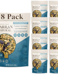 Whole Grain Freekeh Pilaf Mix by Harran Natural  PlantBased Protein Meal Vegan GMOFree Microwavable Pouch Ready in 60 Seconds  Chickpeas With Mushroom  66 oz 8 Pack 52 Oz 1500gr