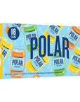 Polar Seltzer Water Citrus Variety Pack 12 fl oz cans 18 pack