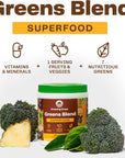 Amazing Grass Greens Blend Superfood: Super Greens Powder Smoothie Mix with Organic Spirulina, Beet Root Powder, Chlorella, Prebiotics & Probiotics, Chocolate, 100 Servings (Packaging May Vary)