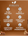 Syruvia Coffee Syrup Variety Pack  Hazelnut  Brown Sugar Cinnamon GlutenFree Kosher 254 fl oz Bottles  Enhance Your Coffee Experience with Premium Flavoring Syrups