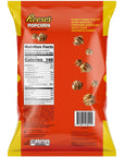 Reese's Popcorn, 5.25oz Grocery Sized Bag, Popcorn Drizzled in Reese's Peanut Butter and Chocolate, Ready to Eat, Savory Snack, Sweet and Salty Snacks